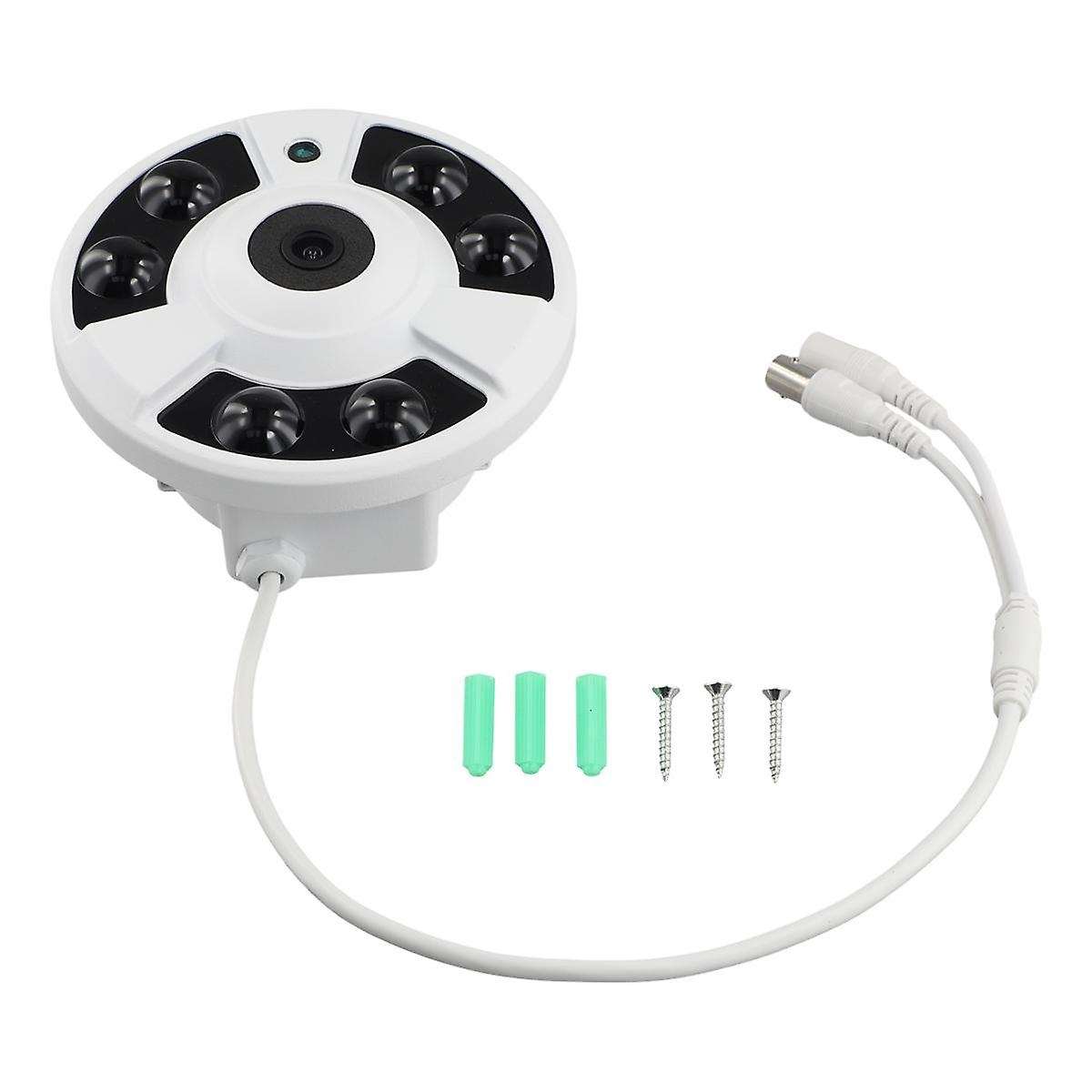 5MP IR 6 Lights Camera Wide Angle HD Surveillance IR Night Vision UTC 5-In-1 AHD Coaxial BNC Camera