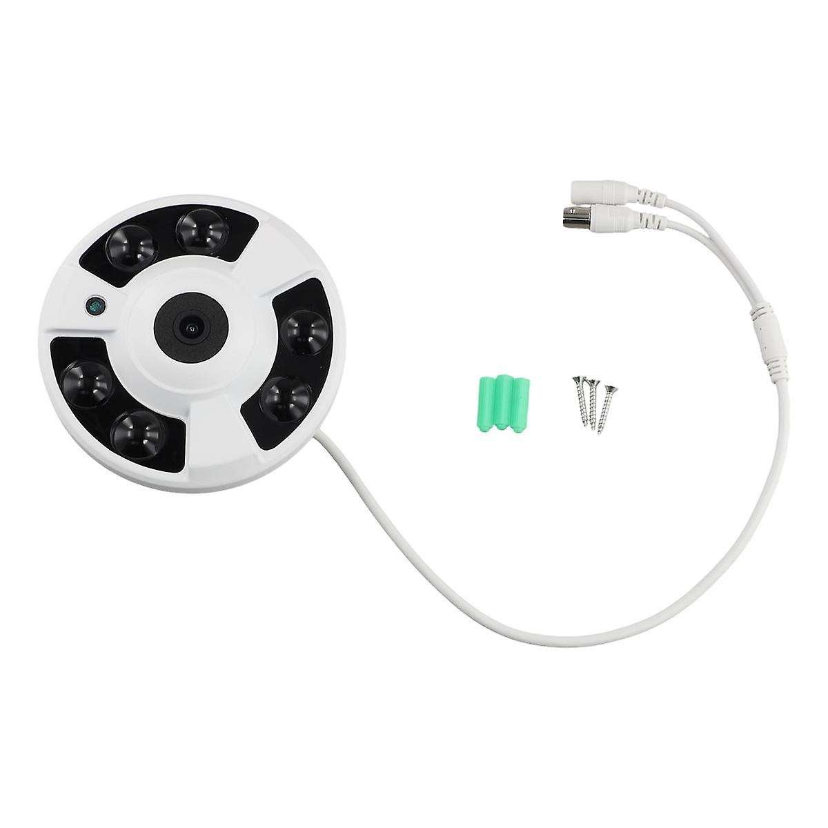 5MP IR 6 Lights Camera Wide Angle HD Surveillance IR Night Vision UTC 5-In-1 AHD Coaxial BNC Camera