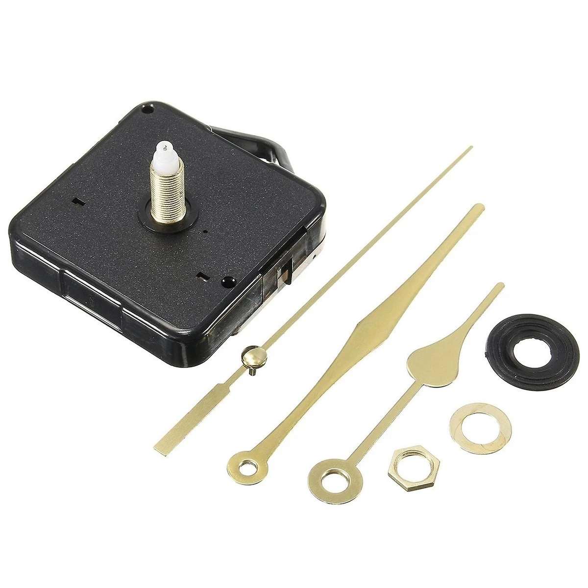 5Pcs DIY Non-Ticking Movement Hands Wall Clock Motor Kit Quartz Clock Mechanism Replacement Repair T