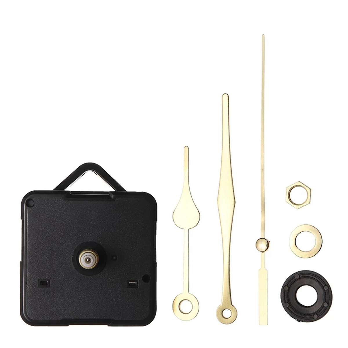 5Pcs DIY Non-Ticking Movement Hands Wall Clock Motor Kit Quartz Clock Mechanism Replacement Repair T