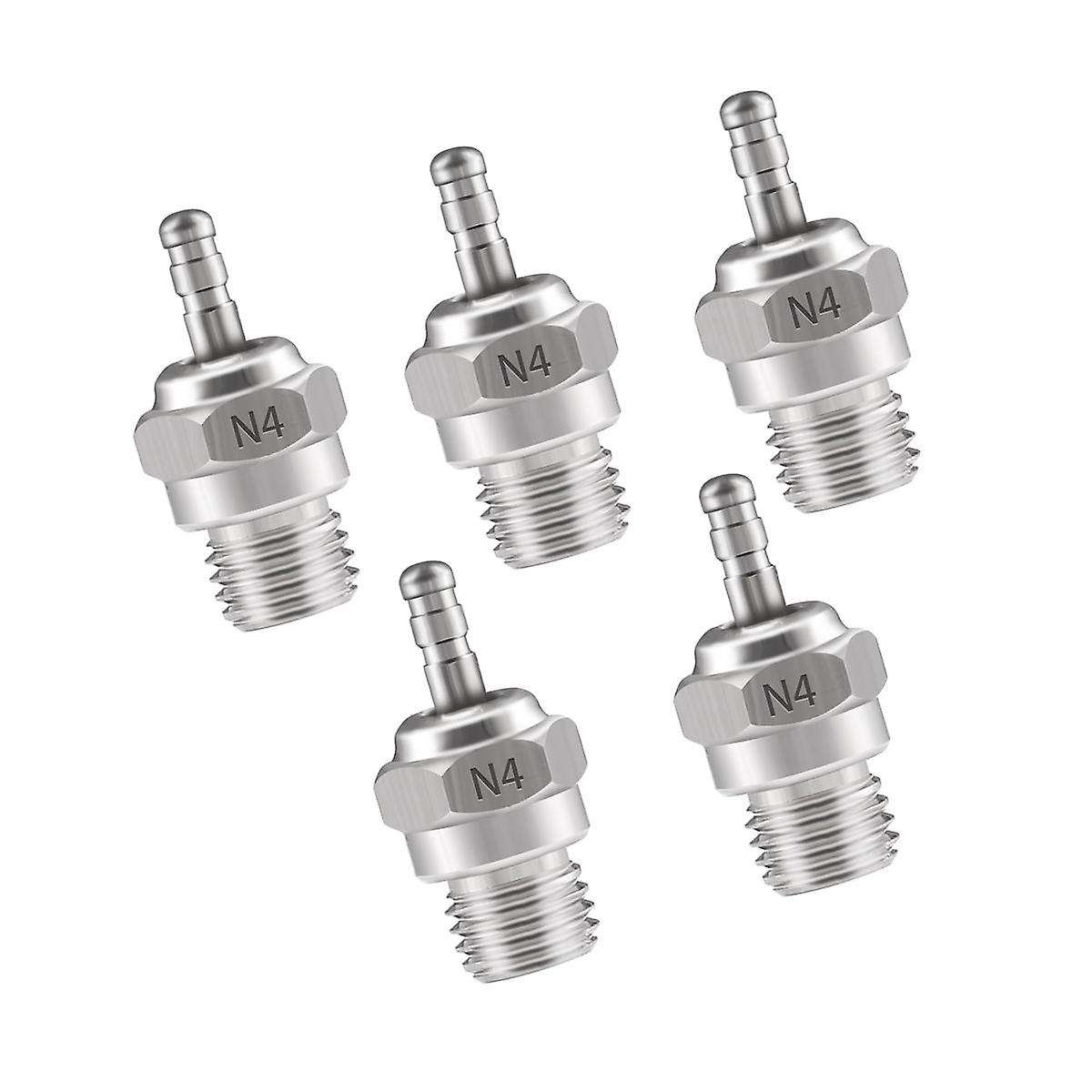 5Pcs Hot Glow Plug N4 Spark Nitro Engine Parts Replace OS for Redcat 1/8 1/10 RC Car Truck