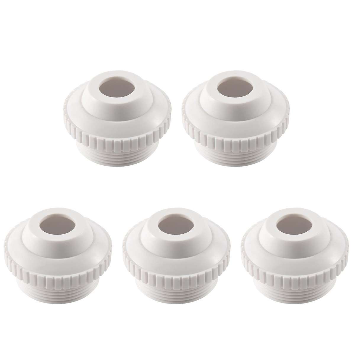 5pcs/set Swimming Pool Pool Nozzle Nozzle Spout Eyeball Fitting Spa Return Jet Fitting 1.5 Inch Wat