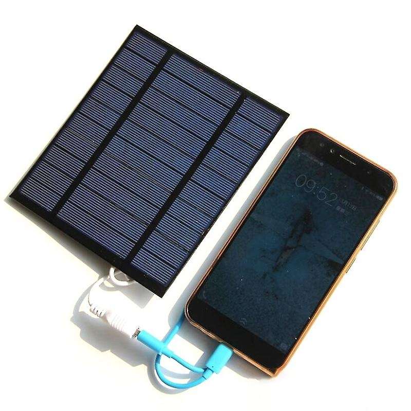 5w 5v Solar Panel Powered Fan, Mini Portable Ventilation Cooling Fan 4-inch Usb Portable Fan for Cam
