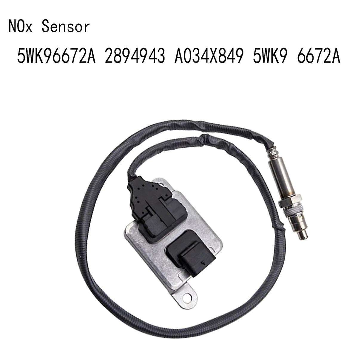 5WK96672A Nitrogen Oxygen NOx Sensor 24V for Engine Spare Parts 2894943 A034X849 5WK9 6672A