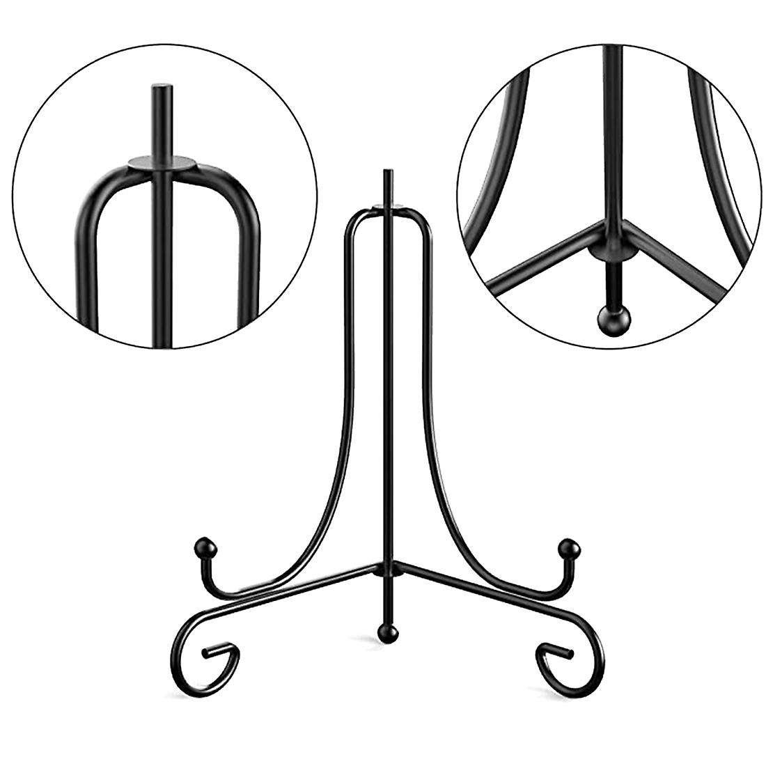 6 Pack 3 Sizes Picture Easels for Display, Plate Holder Table Stands for Tabletop,Plates(4, 6, 8 Inc