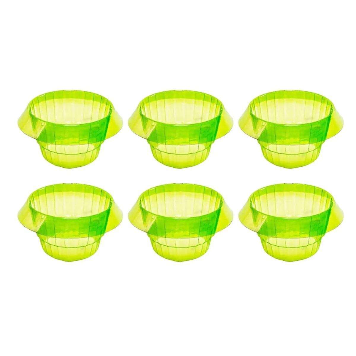 6 Pieces Plants Snail Plant Protection Collars for Landscape Project Versatile,Vegetable Green Plant