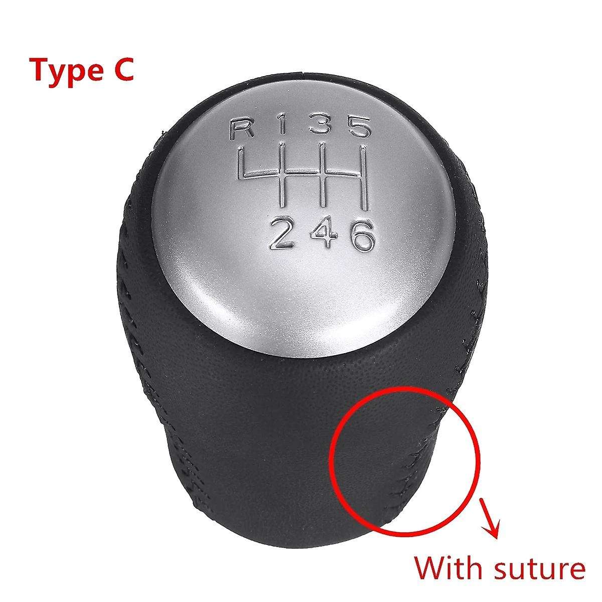 6 Speed PU Leather Car Gear Shift Knob Gaiter Boot Cover for I J10 2+2 2006 - 2013