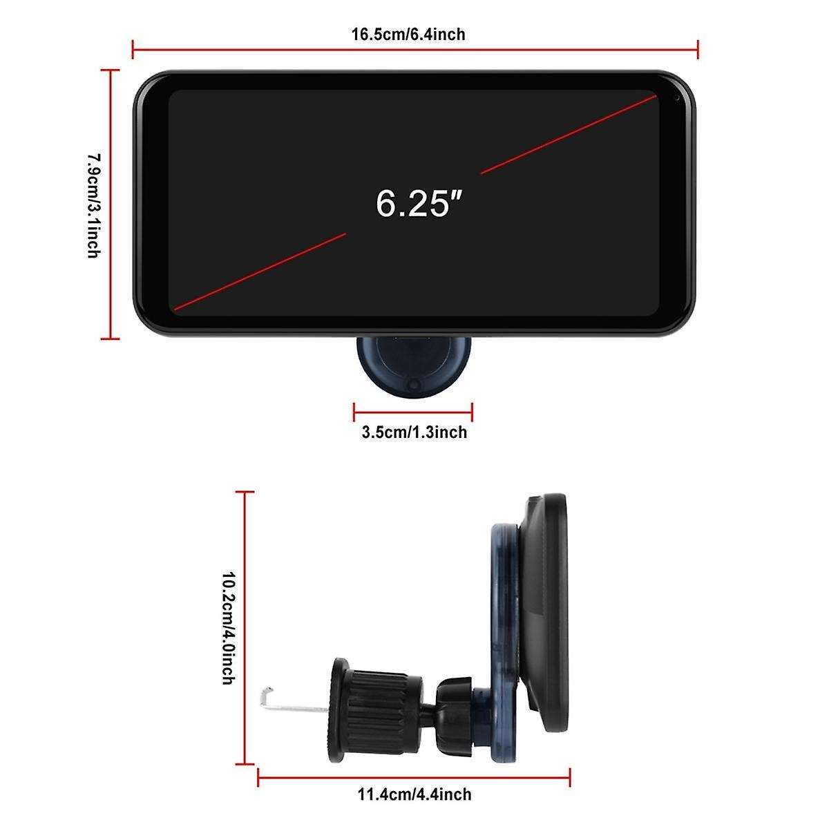6.25In Screen MP5 Player Portable Bluetooth Car Radio Wireless Carplay Android Car Universal Multime