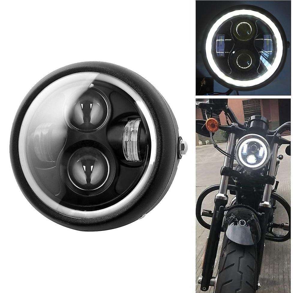 6.5 Inch Universal Round Motorcycle LED Head Light Lamp Distance Light Refit Motorcycle Headlight Ca