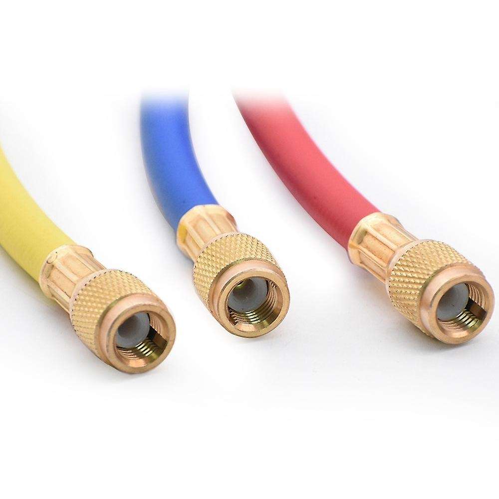 60 Inch 1/4Inch SAE Air Conditioning Refrigeration Charging Hose Tube 800PSI Conditioner Refrigerant