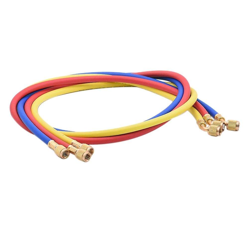 60 Inch 1/4Inch SAE Air Conditioning Refrigeration Charging Hose Tube 800PSI Conditioner Refrigerant