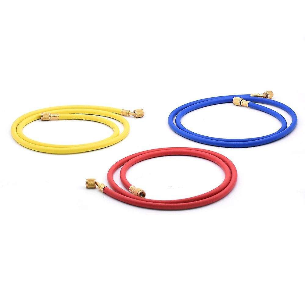 60 Inch 1/4Inch SAE Air Conditioning Refrigeration Charging Hose Tube 800PSI Conditioner Refrigerant