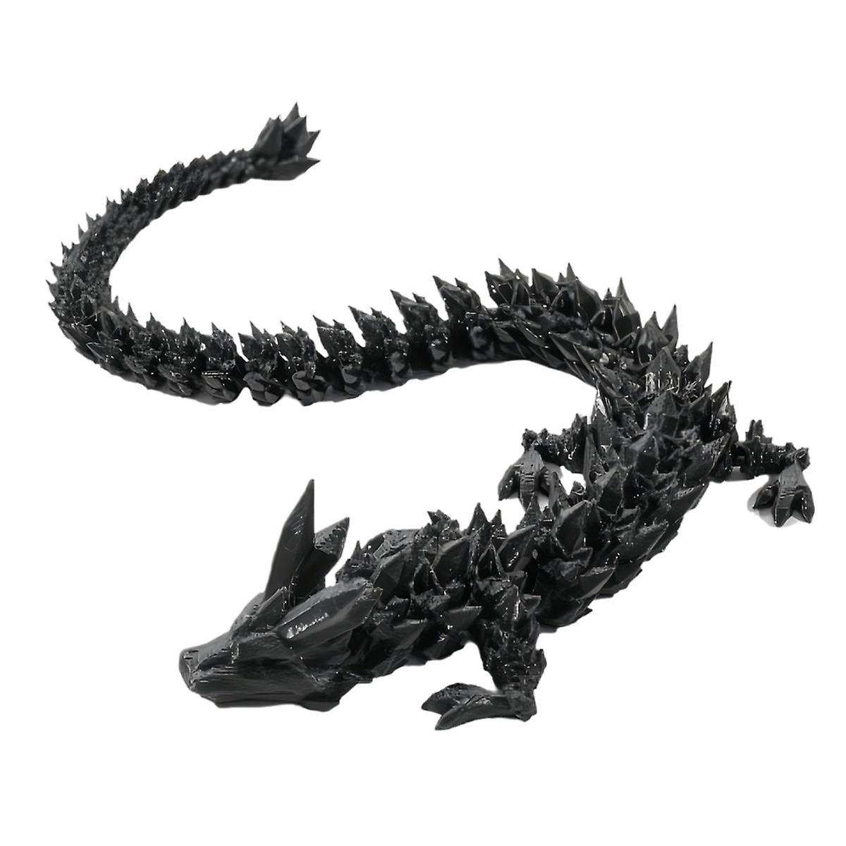 60CM Movable Dragon Ornament with Joints Dragon Ornament Stress Reducing Desktop Toy Ornament