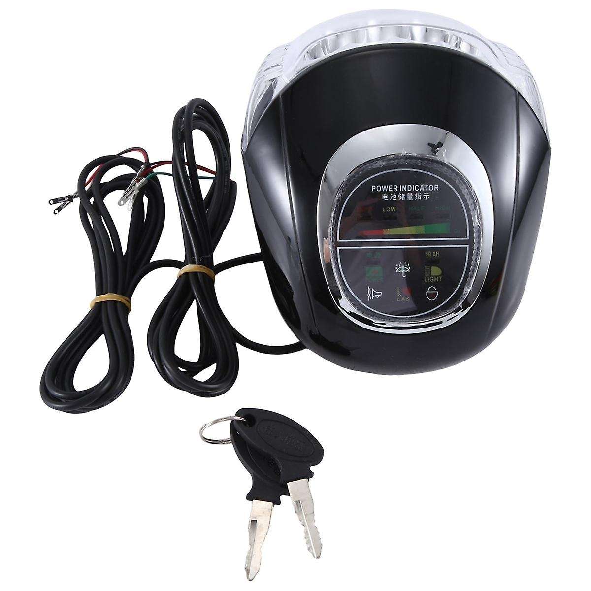 60v Bluetooth Head Light Lamp Turn Signal Tail Lamp Lcd Instrument Panel Electric Scooter Key Electr