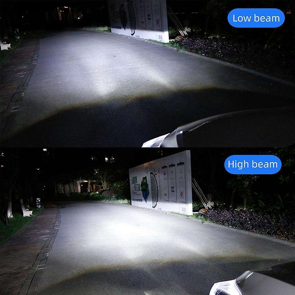 60w/pair Lamp H4 Led Mini Projector Lens Automobles Bulb 8000lm Conversion Kit Hi/lo Beam Headlight