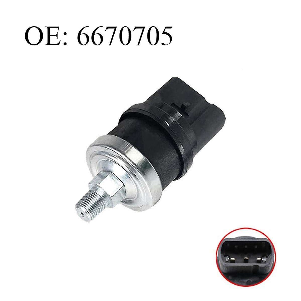 6670705 Hydraulic Oil Pressure Switch Sensor Fits for Bobcat Skid Steer Loader 453 463 553 653 751