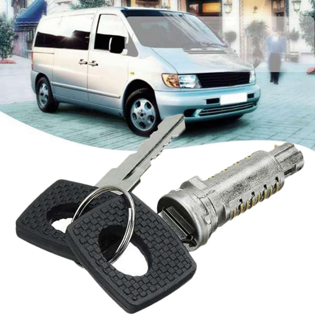 6707600205 Five Pcs Door Lock Barrels with 2 Same Keys for Sprinter Vito W638 Any Door Brand New