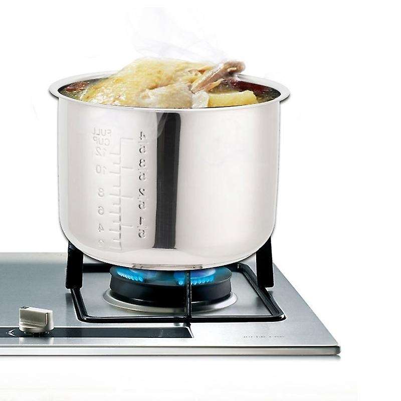 6l Pressure Cooker Inner Pot Rice Pressure Cooker Liner Stainless Steel Inner Pot Pressure Cooker L