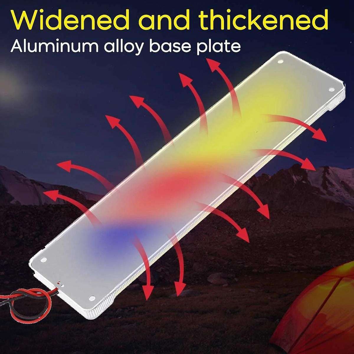 6Pcs 24V LED DRL COB Car Daytime Running Lights Reading Light LED Strip Light Fog Lamp 8000K RV Cara