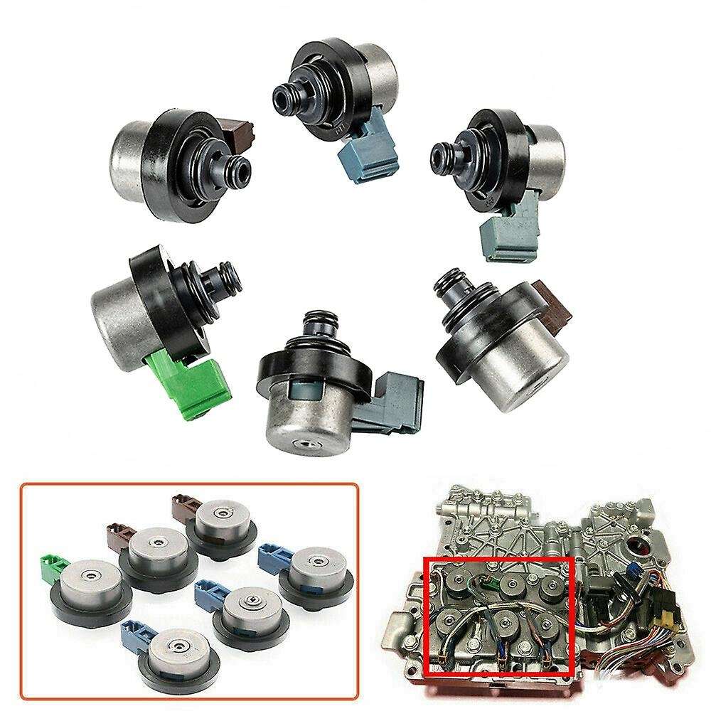 6pcs 4eat Transmission Solenoids Kit for Forester 2.5 31939-aa191 31939aa150 31939aa190