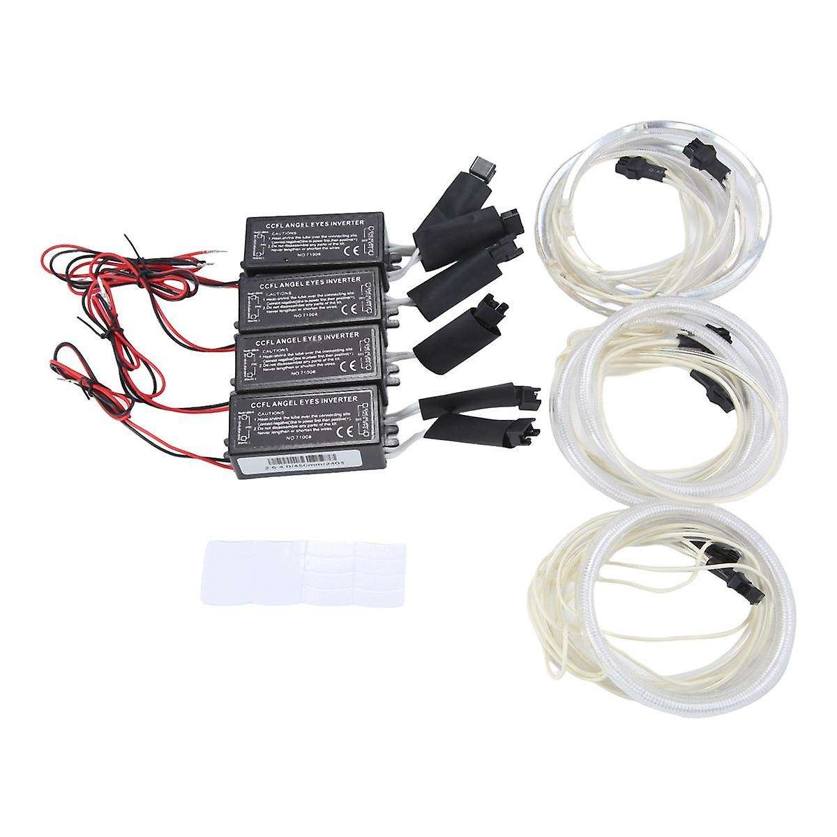 6Pcs Car Front Headlight Ultra Bright Angel Eyes CCFL Halo Ring for 159 2005-2011