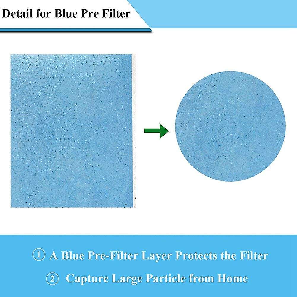 6Pcs HFT600 Humidifier Wicking Filters T Compatible for Tower Humidifier HEV615 HEV620, Compare to H