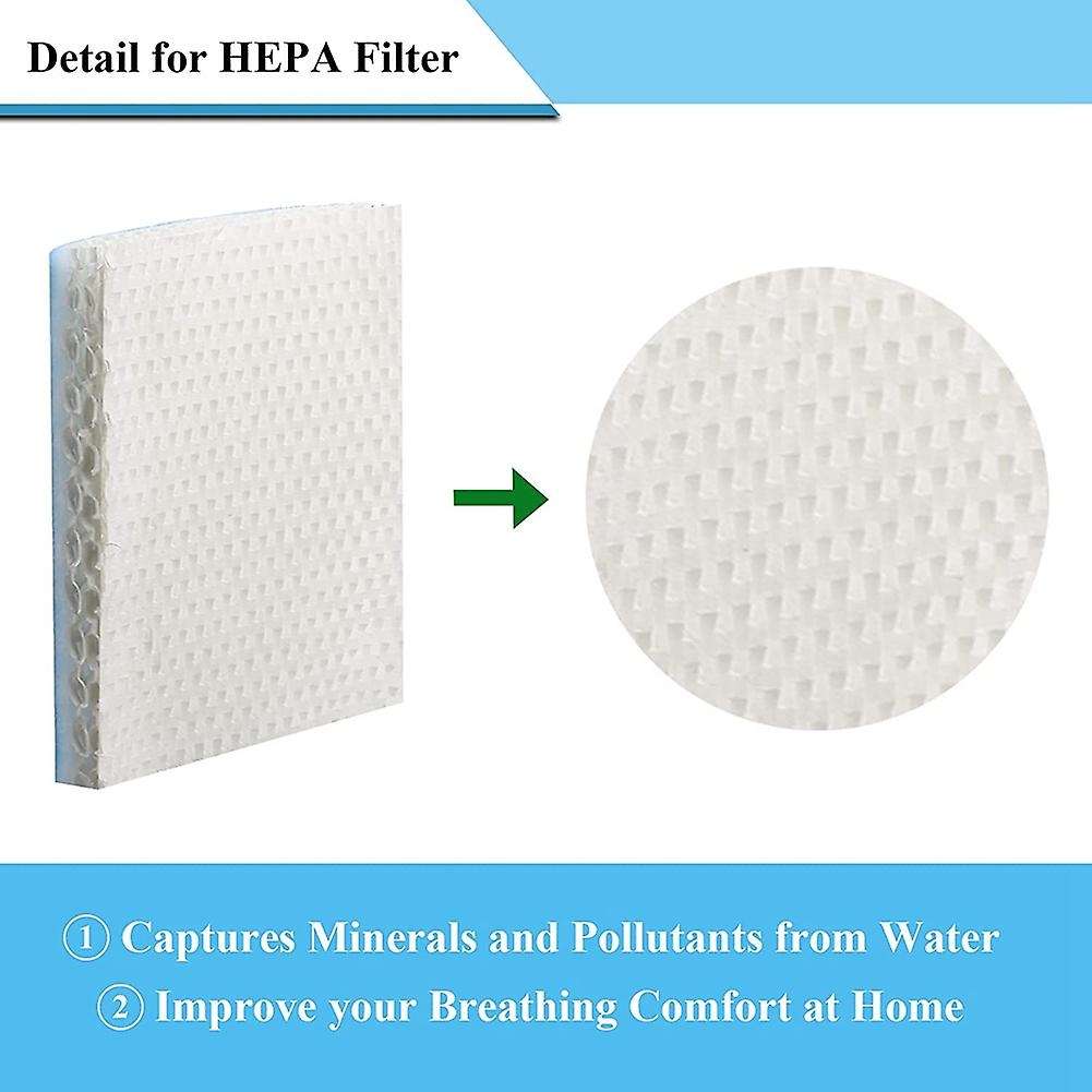 6Pcs HFT600 Humidifier Wicking Filters T Compatible for Tower Humidifier HEV615 HEV620, Compare to H