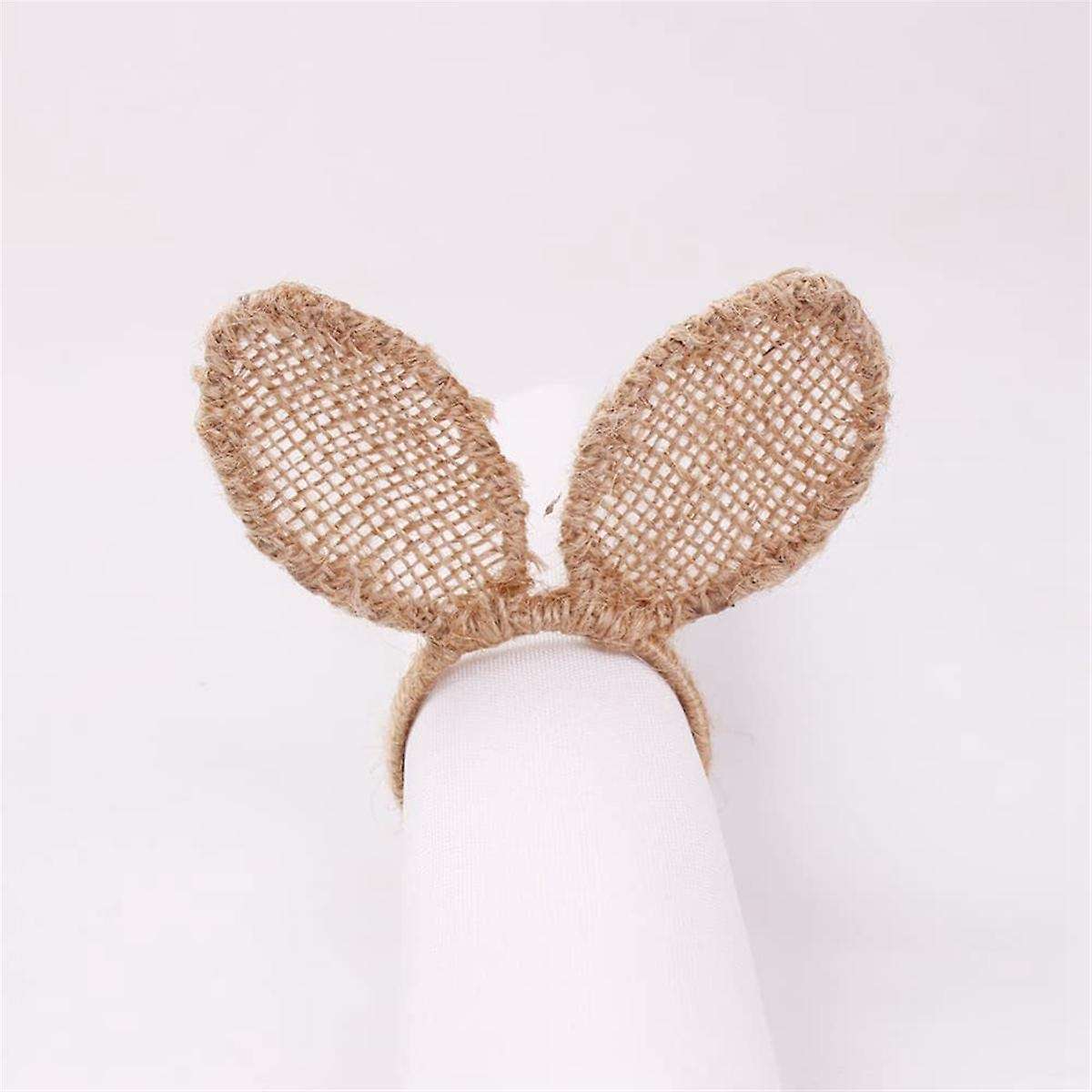6PCS Napkin Rings Easter Napkin Rings Holder Napkin Rings Buckles Dining Table Setting Decor