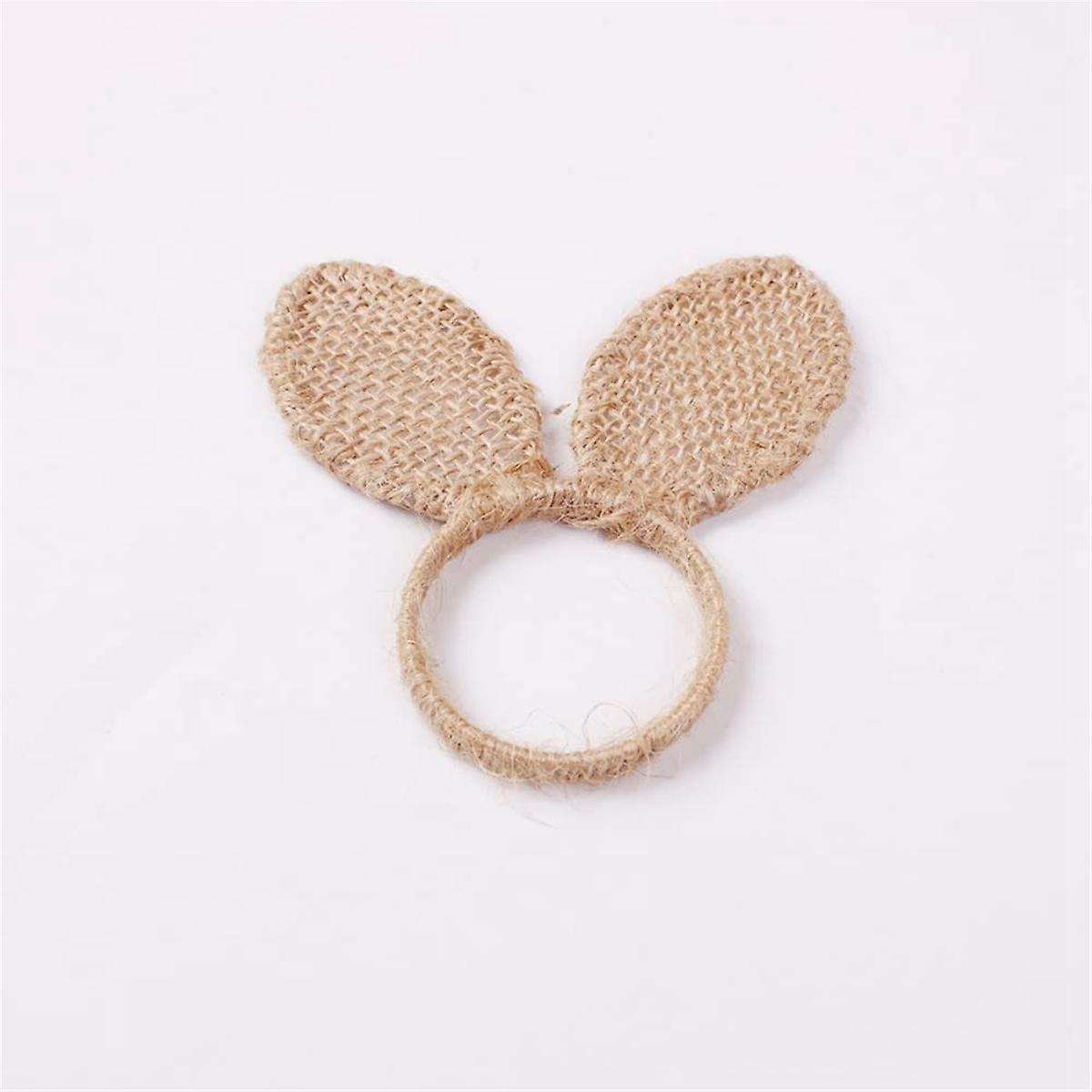 6PCS Napkin Rings Easter Napkin Rings Holder Napkin Rings Buckles Dining Table Setting Decor
