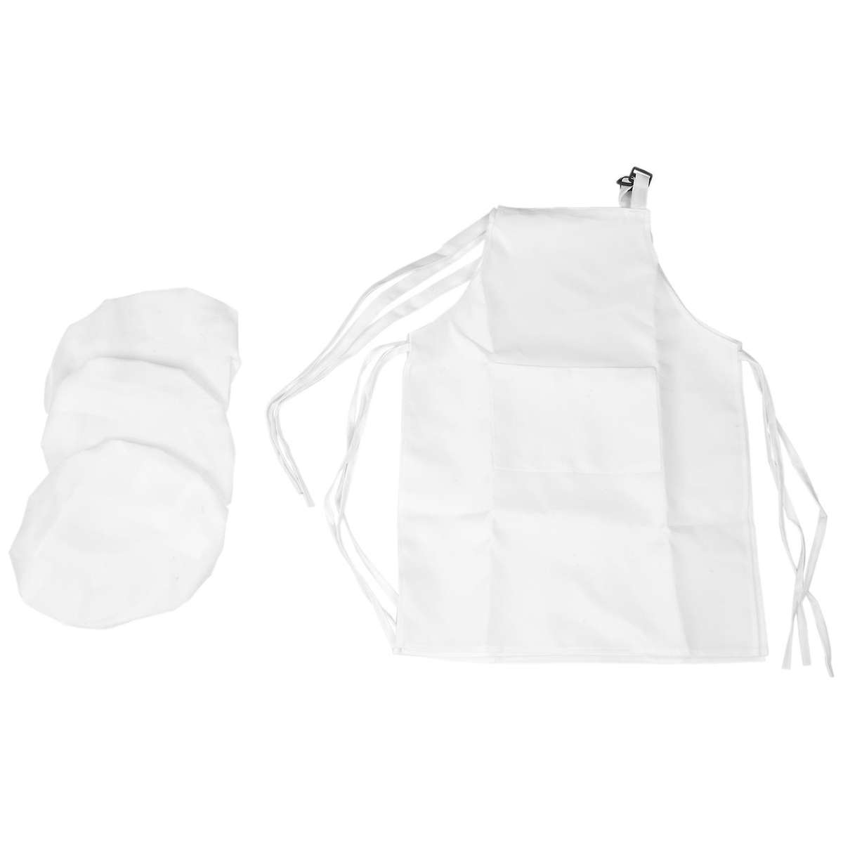 6-piece Children's Apron and Chef Hat Set Adjustable Children's Kitchen Apron for Cooking and Paint