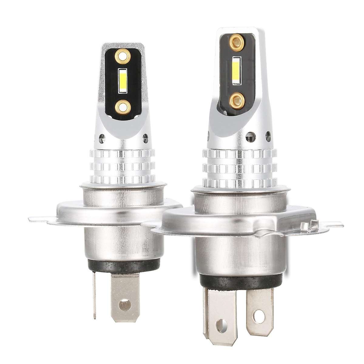 6PCS-CSP LED H4 Led Light Bulb 288W LED Bulbs for DRL Fog Lights,6500K White(Pack of 2)