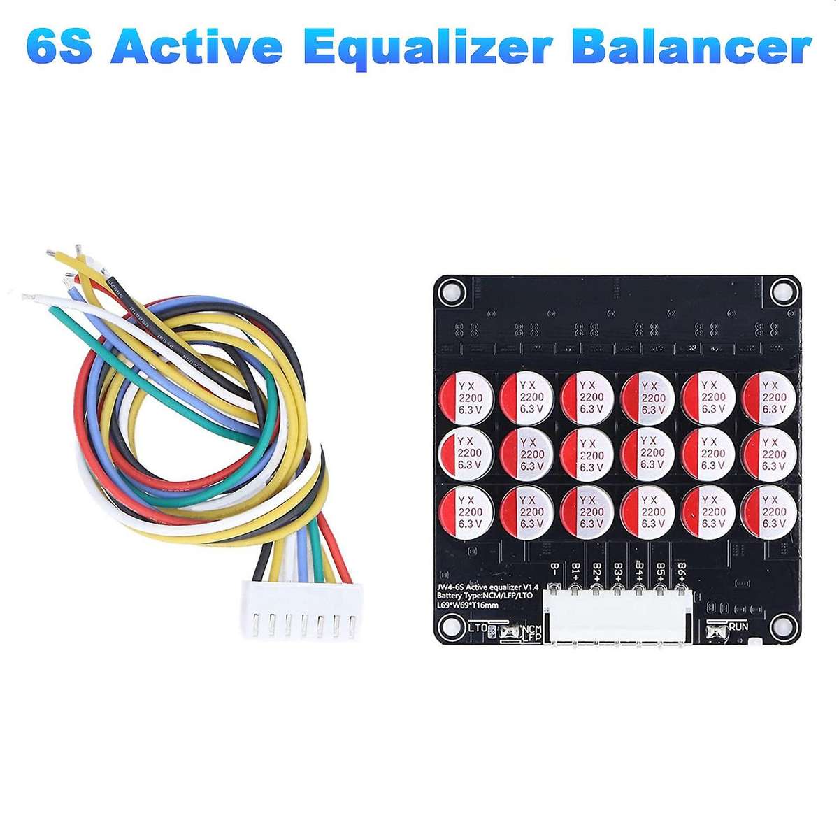 6s Active Equalizer Balancer Lifepo4 / / Lto Battery Energy Equalization Capacitor Bms Board