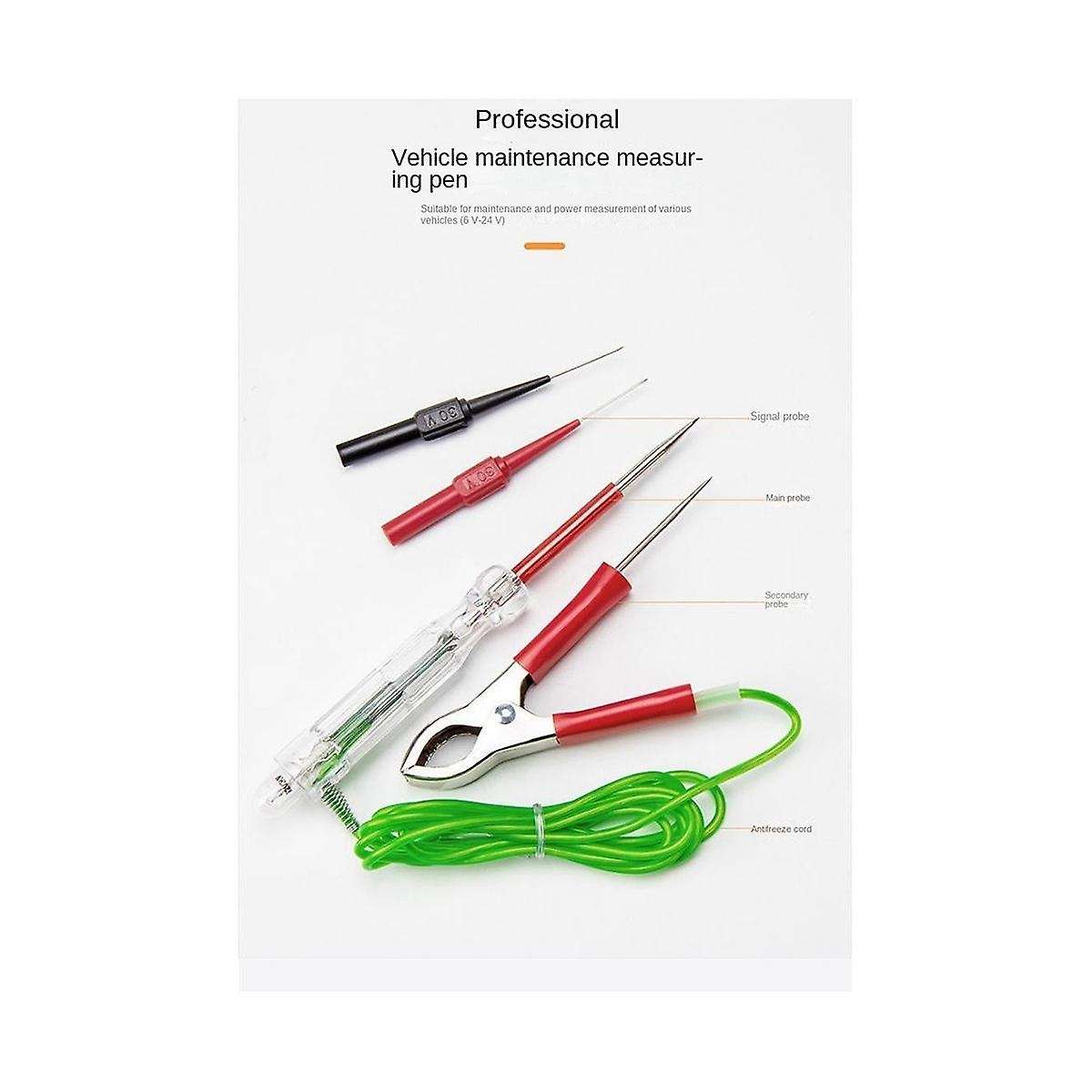 6v-24v Car Test Polarity Pen Circuit Test Led Light Supply Voltage Scanning Probe Multifunctional C