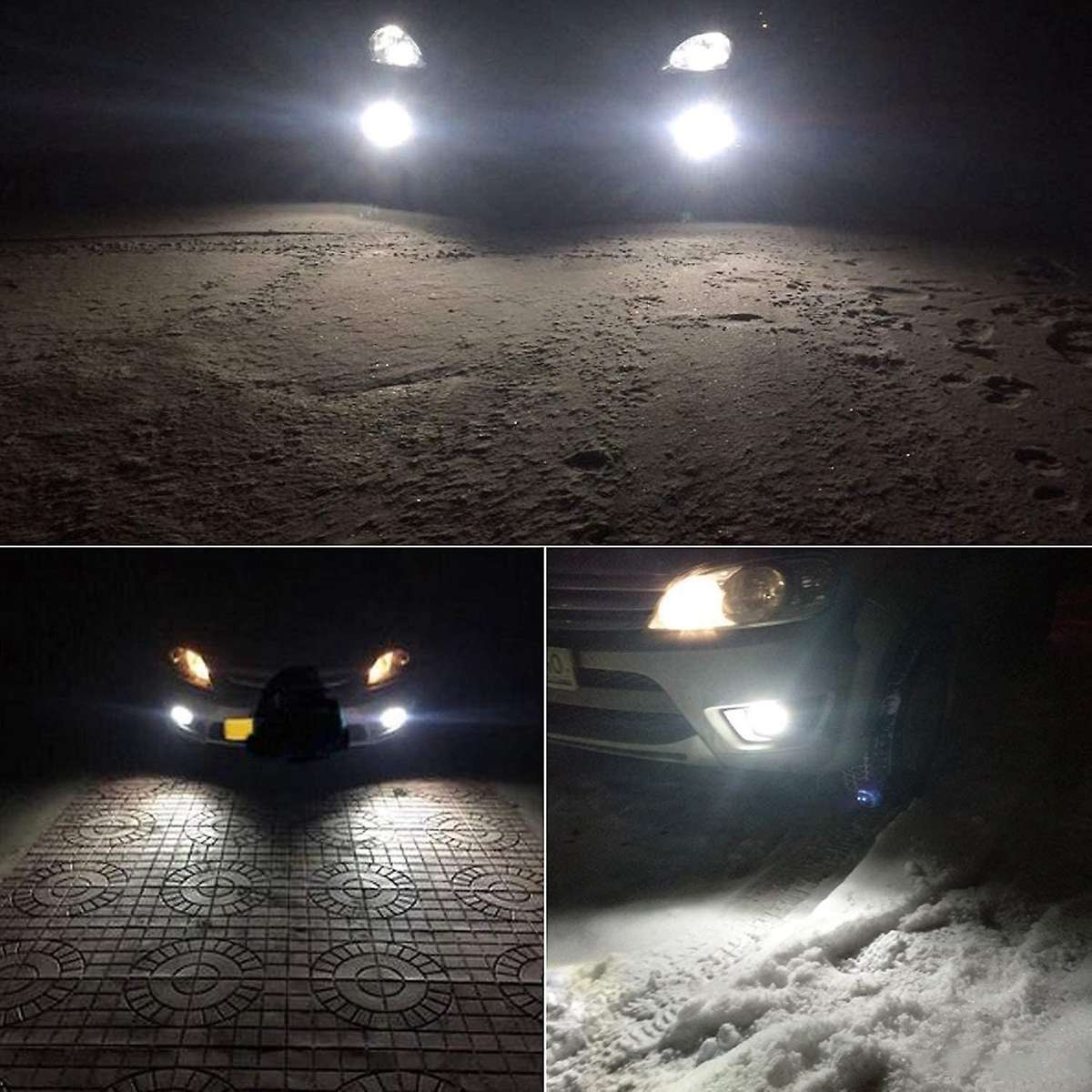 6X Combo LED Headlights High Low Beam Fog Lights for 2016-2020 6000K