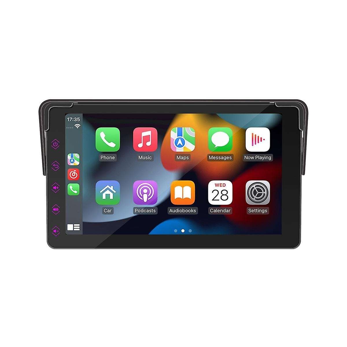 7 Inch Car Touch Screen with Button Wireless Carplay Android Auto Car Portable Radio Bluetooth Mp5