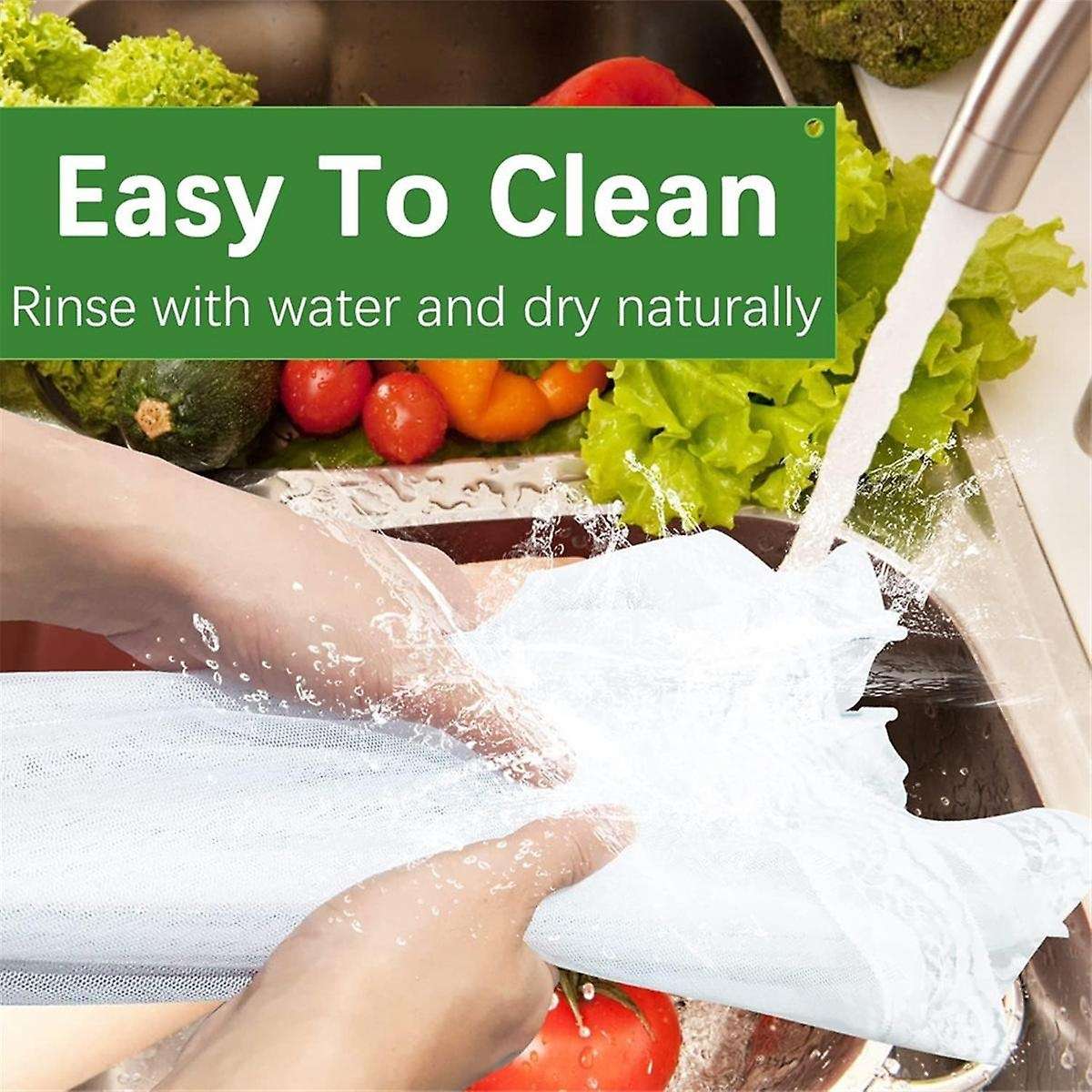 7 Pack Outdoors Mesh Food Covers 40x24 in & 17x17 in Outdoor Party Food Cover Picnic Nets Umbrella S