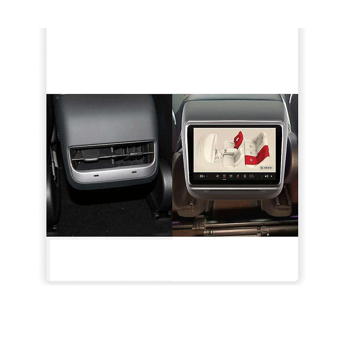 7.2in Model3 Y Rear Entertainment & Climate Control Display Andriod Screen for Model 3/y Carplay Vi