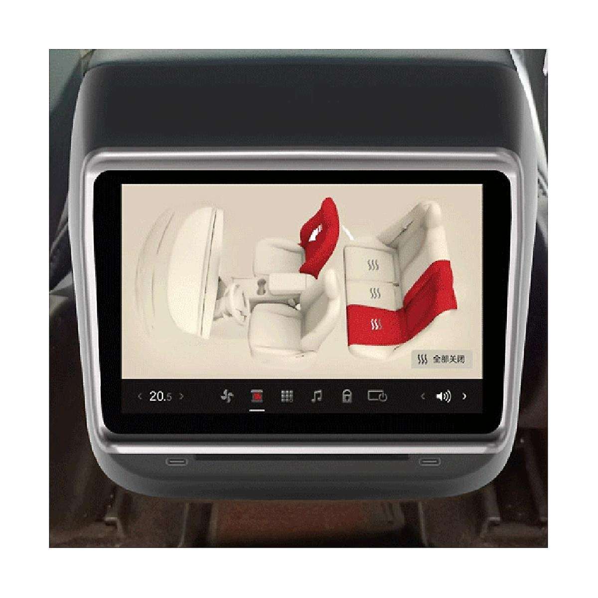 7.2in Model3 Y Rear Entertainment & Climate Control Display Andriod Screen for Model 3/y Carplay Vi