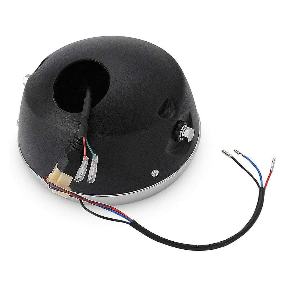 7.5 Inch Universal Round Motorcycle LED Headlights Retro Motorcycle Headlights Silver