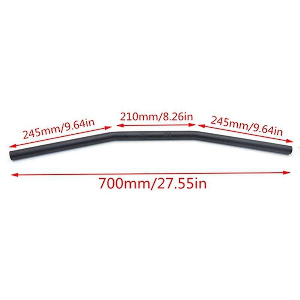 7/8 inch Motorcycle Handlebar 22mm Black Drag Straight Bar Cafe Racer for Chopper Bobber
