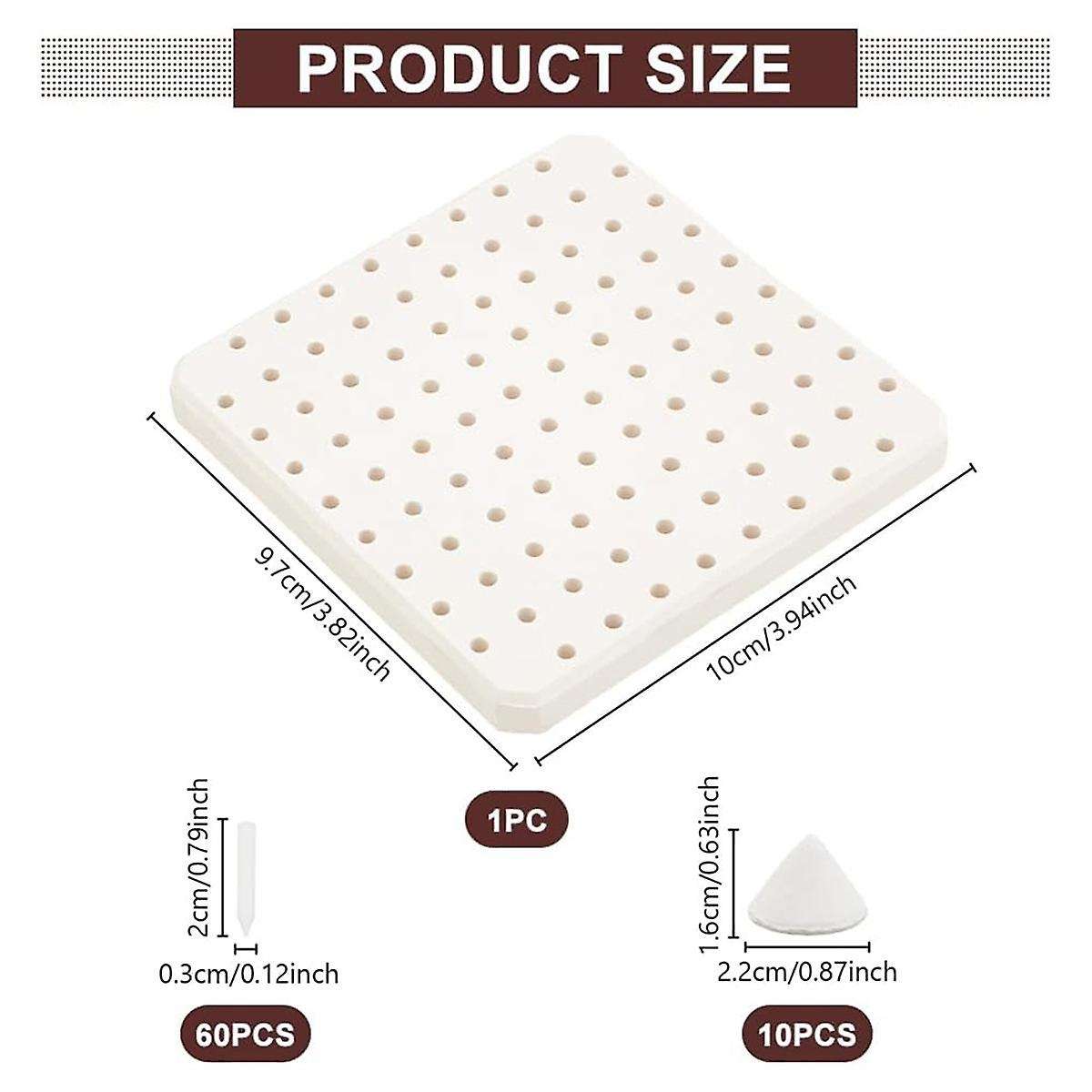 71Pieces Pottery Kiln Support Nails Firing Mat Nails Support Furniture Clay Ceramic Pottery Tools fo