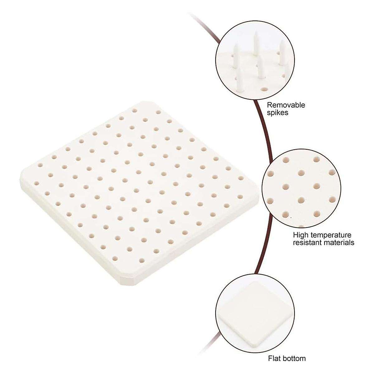 71Pieces Pottery Kiln Support Nails Firing Mat Nails Support Furniture Clay Ceramic Pottery Tools fo