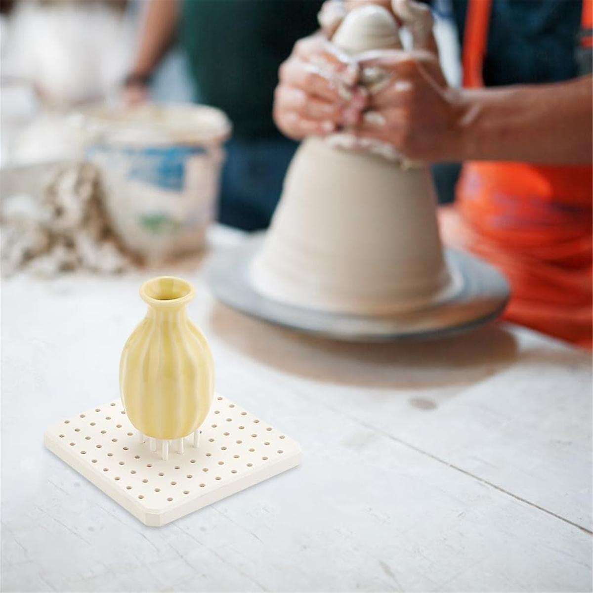 71Pieces Pottery Kiln Support Nails Firing Mat Nails Support Furniture Clay Ceramic Pottery Tools fo