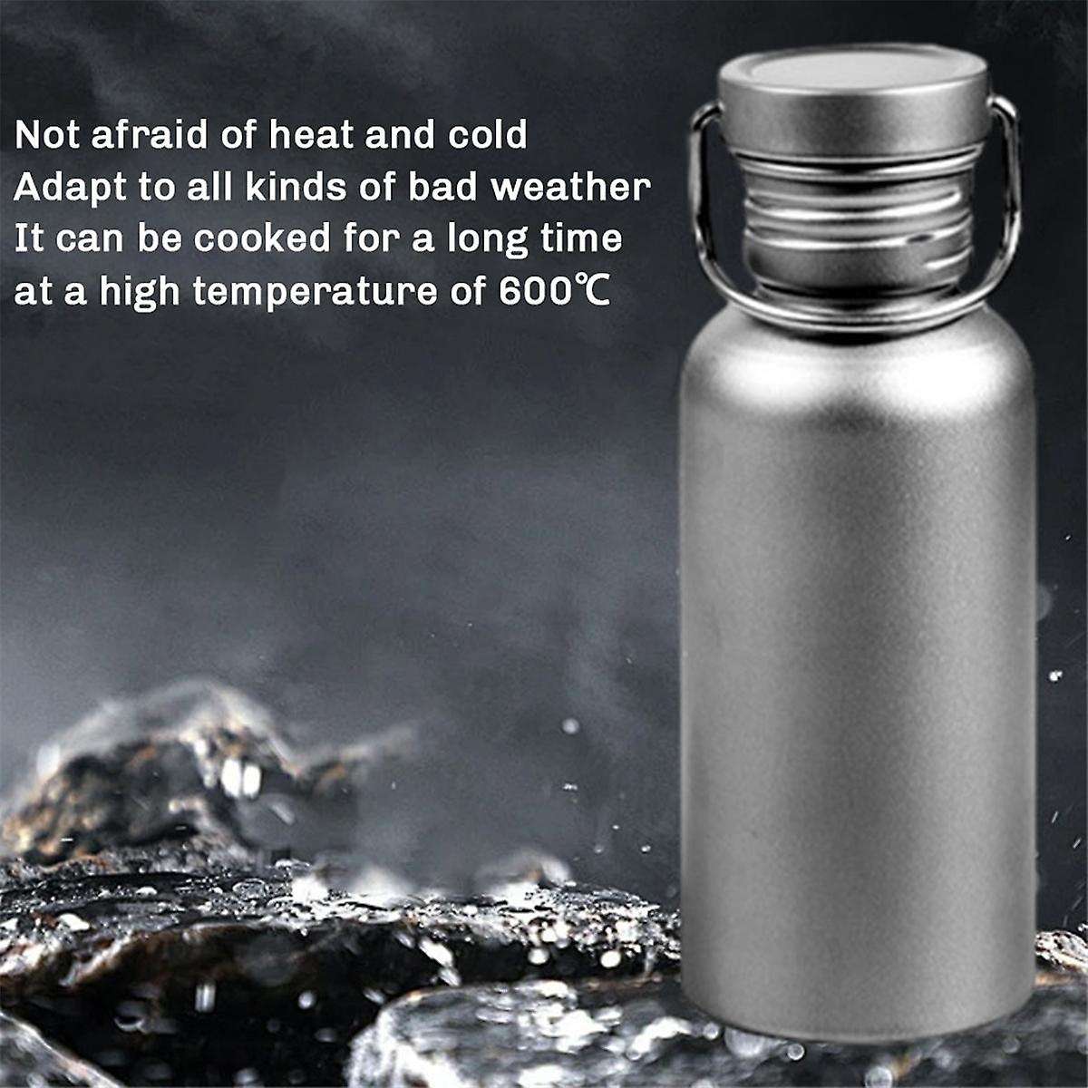 750ml Titanium Water Bottle Outdoor Camping Supplies Tourism Sports Cycling Hiking Camping Water Bot