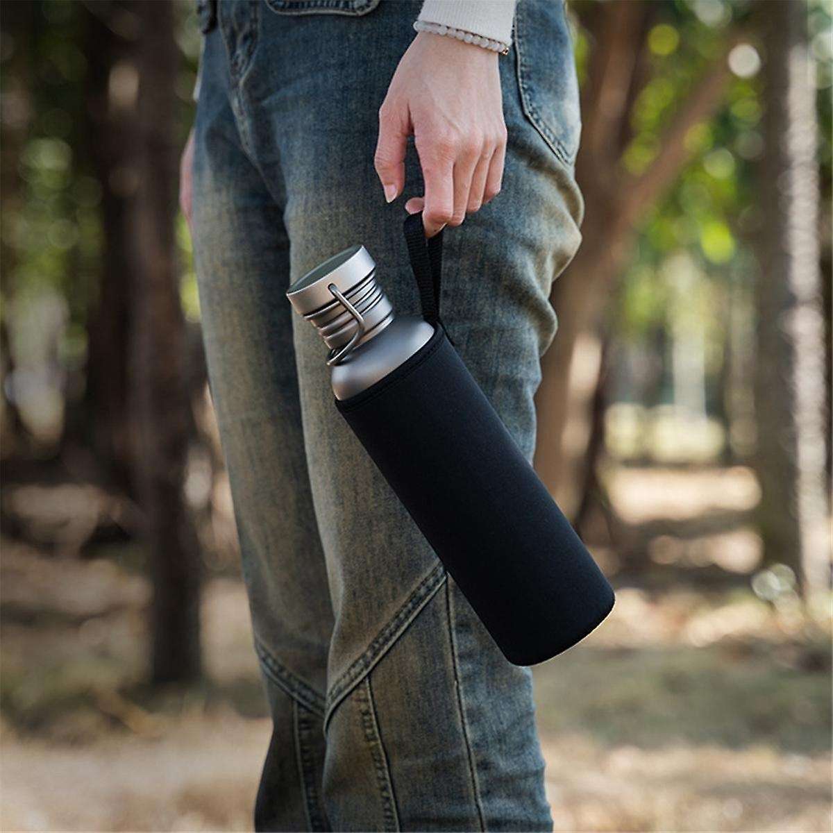 750ml Titanium Water Bottle Outdoor Camping Supplies Tourism Sports Cycling Hiking Camping Water Bot