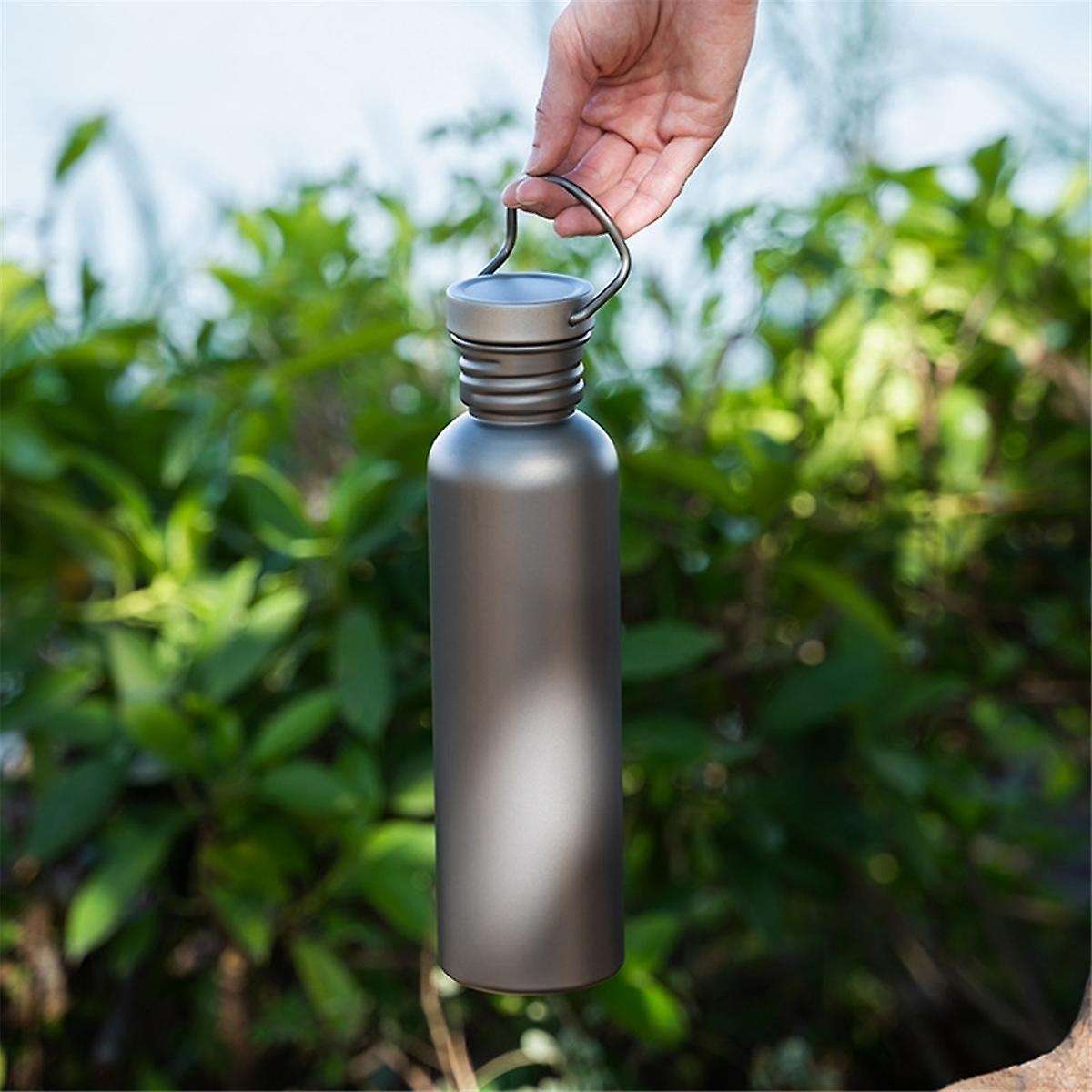 750ml Titanium Water Bottle Outdoor Camping Supplies Tourism Sports Cycling Hiking Camping Water Bot