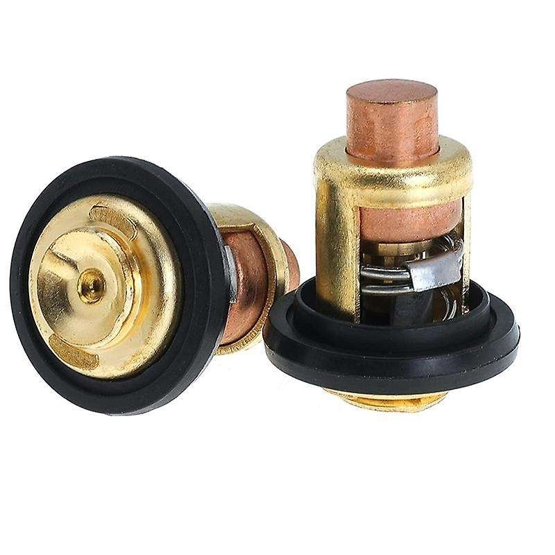 75692q2 Thermostat with Mercury Mariner Marine 143f 143 Degree 2 Pcs