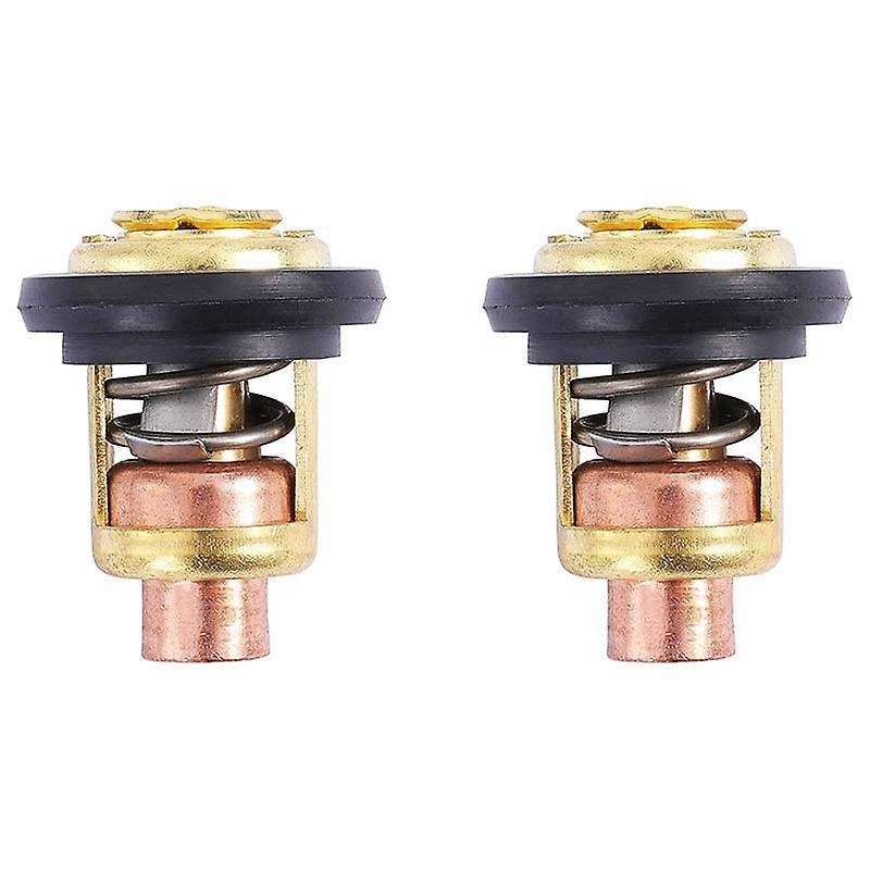 75692Q2 Thermostat for 135HP 150HP 175HP V6 143 Degree Replacement, Suitable for 13340, 2 Pieces
