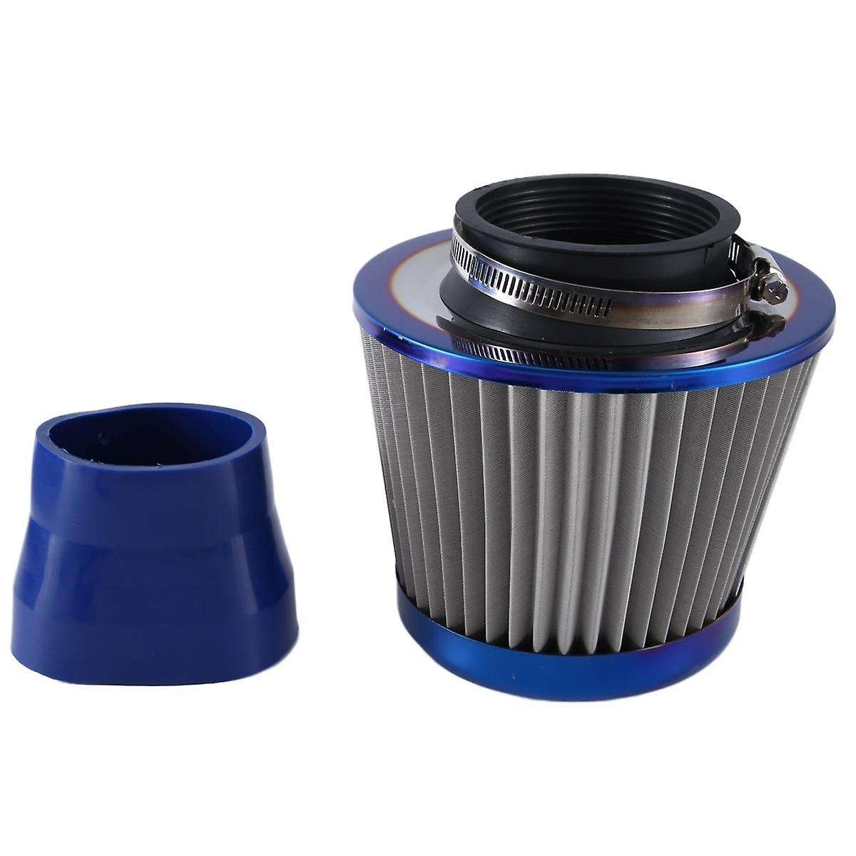 76mm High Flow Air Filter Mushroom Head Car Turbo Pipe Intake Sleeve Intake Filter Universalamp Kit