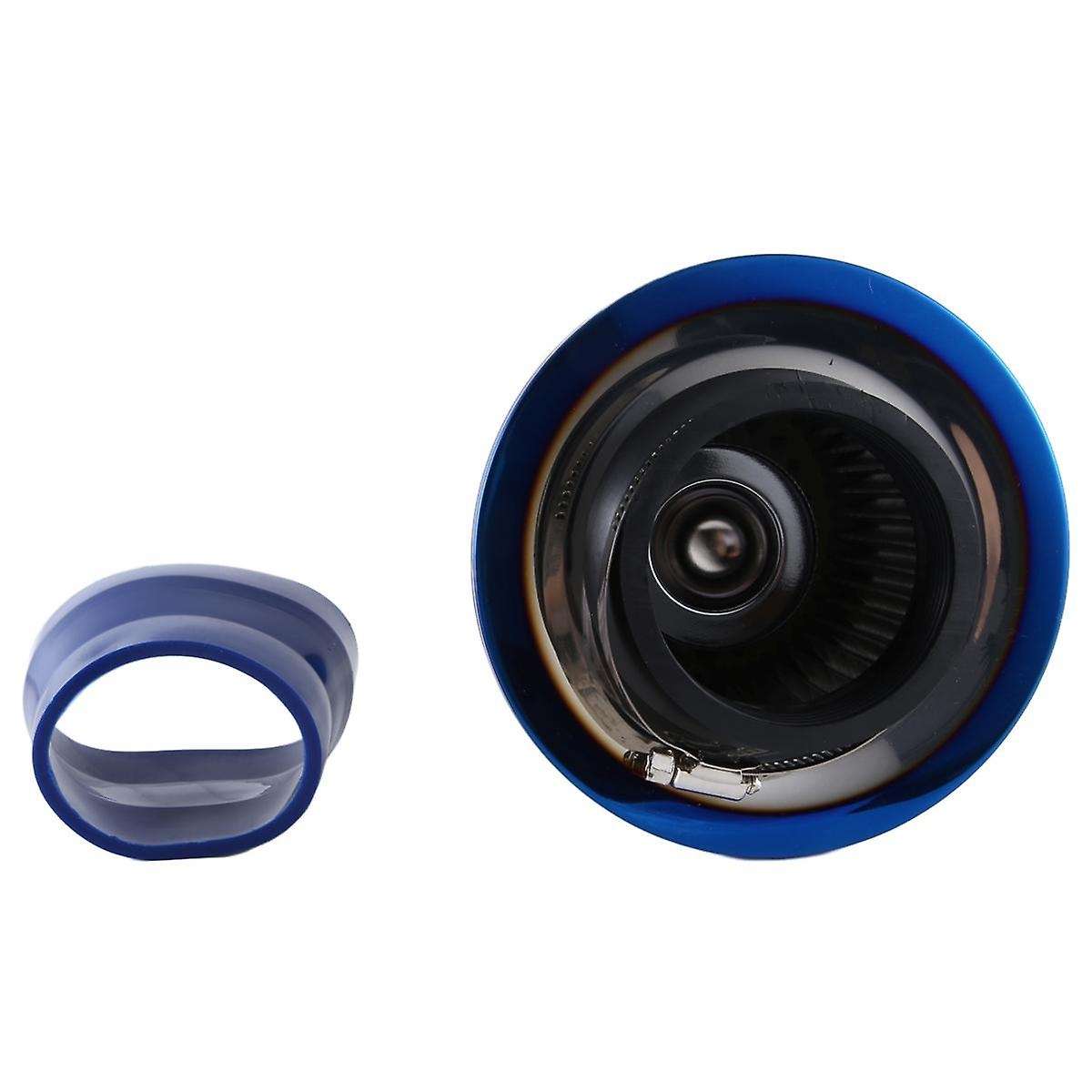 76mm High Flow Air Filter Mushroom Head Car Turbo Pipe Intake Sleeve Intake Filter Universalamp Kit